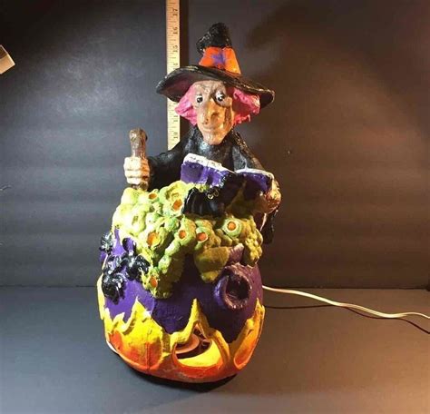 Witch blow mold statue